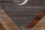 Waxing Crescent 22"x32" | Wall Sculpture in Wall Hangings by Craig Forget. Item made of wood works with mid century modern & contemporary style