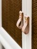 Small Leather Pull [Flag End] | Hardware by Keyaiira | leather + fiber | Artist Studio in Santa Rosa. Item made of leather