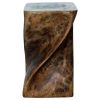 Haussmann® Big Twist Wood Stool Table 12 in SQ x 20 in H | Chairs by Haussmann®