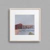 6x6 Original Collage Art | Receding Waves by Shilo Ratner | Work by Shilo Ratner