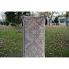 Vintage Kurdish Geometric Faded Pink Low Pile Long Rug | Runner Rug in Rugs by Vintage Pillows Store. Item composed of cotton & fiber