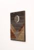 Waxing Crescent 22"x32" | Wall Sculpture in Wall Hangings by Craig Forget. Item made of wood works with mid century modern & contemporary style