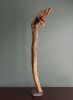 Driftwood Sculpture "The Impaler" with Marble Base | Sculptures by Sculptured By Nature  By John Walker. Item composed of wood & marble compatible with minimalism style
