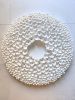 "Connection (round)" 20" diameter wall sculprure | Wall Sculpture in Wall Hangings by Natasha Kanevski. Item made of wood with canvas works with minimalism & contemporary style