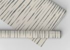 Inky Stripe Wallpaper in Blue | Wall Treatments by Eso Studio Wallpaper & Textiles. Item made of paper compatible with boho and minimalism style
