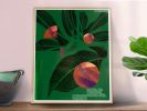 Abstract Botanical Collage Print with Geometric Shapes and | Prints by Capricorn Press. Item composed of paper in boho or minimalism style