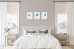 color study - aquamarine blue, greens | Watercolor Painting in Paintings by Megan Spindler