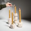 UGO Geometric Candlestick Holder in Alabaster White | Candle Holder in Decorative Objects by Untitled_Co