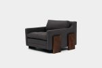 Up One Seater | Armchair in Chairs by ARTLESS | Los Angeles in Los Angeles. Item composed of walnut and fabric