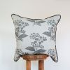 Chateau Grey Berries with Suede Welt Pillow 22x22 | Pillows by Vantage Design