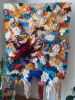 Unique coral reef wall decoration with octopus | Tapestry in Wall Hangings by Awesome Knots. Item composed of wood and cotton