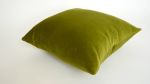 16 x 16 inches // olive green velvet pillow case | Pillows by velvet + linen