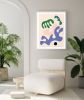 Midcentury Modern wall art, Colorful Abstract wall art | Prints by Capricorn Press. Item made of paper works with boho & minimalism style