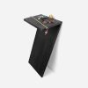 Seven | End Table in Tables by Formr. Item composed of wood & brass