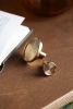 Ina Gold, Cabinet knobs handles, Brass cabinet knobs | Hardware by Plywood Project. Item made of brass compatible with minimalism and mid century modern style