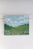 Sunny Field No. 1 | Oil And Acrylic Painting in Paintings by JoAnna Liston | Lily Field Studio. Item made of wood compatible with boho and country & farmhouse style