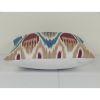Uzbekistan Ikat Pillow Cover Cushion, Blue Handmade Decorati | Pillows by Vintage Pillows Store