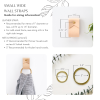 Small Wide Leather Wall Strap [Flag End] | Storage by Keyaiira | leather + fiber | Artist Studio in Santa Rosa. Item made of leather