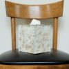 Brown with White Spots Hair-On-Hide Single Tissue Box | Toiletry in Storage by Vantage Design
