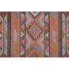 1970s Vintage Turkish Handmade Pale Pink, Orange, Green | Runner Rug in Rugs by Vintage Pillows Store. Item made of cotton