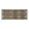 Vintage Hand Knotted Brown Color Turkish Oushak Carpet | Runner Rug in Rugs by Vintage Pillows Store. Item made of fabric