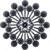 JT126 Zenith Black Shade | Chandeliers by Alan M