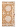 Vintage White Washed Pink Suzani Bedspread, Pastel Old Embro | Tablecloth in Linens & Bedding by Vintage Pillows Store