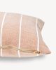 Recycled Stripe Lumbar Pillow - Clay | Pillows by MINNA