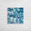 Canvas Print - Reef - Submerged Blue Fluid Abstract Sea Foam | Work by Eman's Gallery