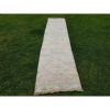 Vintage Handwoven Anatolian Oushak Herki Distressed | Runner Rug in Rugs by Vintage Pillows Store. Item composed of cotton and fiber