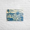 Canvas Print - Blue Airwaves - Minimalist Abstract Ocean | Work by Eman's Gallery