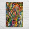 Canvas Print - Organic Life - Abstract Colorful Geometric | Work by Eman's Gallery