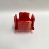 Streaky Red Glass Candleholder | Candle Holder in Decorative Objects by Sand & Iron