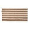 Brown Striped Turkish Hemp Kilim Rug 5'10" X 11'3" | Area Rug in Rugs by Vintage Pillows Store. Item made of cotton with fiber