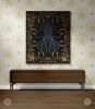 AEON Bioluminescent Squid w/ Sargassum Seaweed Blanket | Linens & Bedding by Sean Martorana. Item made of cotton