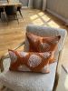 Burnt Orange Pumpkin Lumbar Pillow | Pillows by Busa Designs