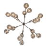 Alan Mizrahi SJ2076 Aurora II Glass Globe Chandelier | Chandeliers by Alan Mizrahi Lighting Design