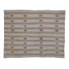 Vintage Striped Cotton Oversize Natural Kilim Rug | Area Rug in Rugs by Vintage Pillows Store. Item composed of cotton & fiber