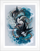 "Apex Predator" | Oil And Acrylic Painting in Paintings by Greg "CRAOLA" Simkins. Item made of canvas