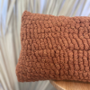 Erica Rust Boho Pillow Cover | Pillows by Willona and Loom. Item made of cotton
