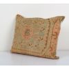 Vintage Turkish Oushak Rug Pillow Cover, Handmade Olivia Gre | Cushion in Pillows by Vintage Pillows Store