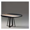 Soto Round Dining Table | Tables by Lara Batista. Item composed of oak wood and metal