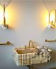Modern Design Fluted Calacatta Viola Marble Sink | Water Fixtures by AYMARBLEDESIGN LLC