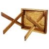 Haussmann® End Table KD 15 x 20 x 20 in H KD Oak Oil | Tables by Haussmann®