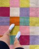 Colorful Checkered Hand Tufted Rug | Area Rug in Rugs by JUBI. Item made of wool & fiber