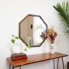 Octagon Mirror | Decorative Objects by Dot & Rose. Item composed of maple wood and glass