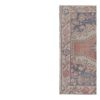 1950s Vintage Red Turkish Handmade Geometric Anatolian Rug4' | Area Rug in Rugs by Vintage Pillows Store. Item made of cotton with fiber