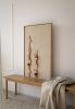 Grainline - Rhythmic Oak Tapestry | Wall Hangings by Lale Studio & Shop. Item composed of oak wood and wool in minimalism or contemporary style