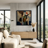 Presence silencieuse - peinture geometrique | Decorative Objects by Sophie DUMONT.