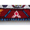 Handknotted Colorful Turkish Herki Runner Rug - Hallway | Rugs by Vintage Pillows Store. Item made of cotton & fiber